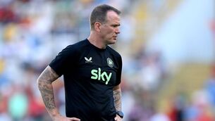 <p>Glenn Whelan's first game in charge of Wigan will be against Mansfield on Tuesday. Pic: Stephen McCarthy/Sportsfile</p>