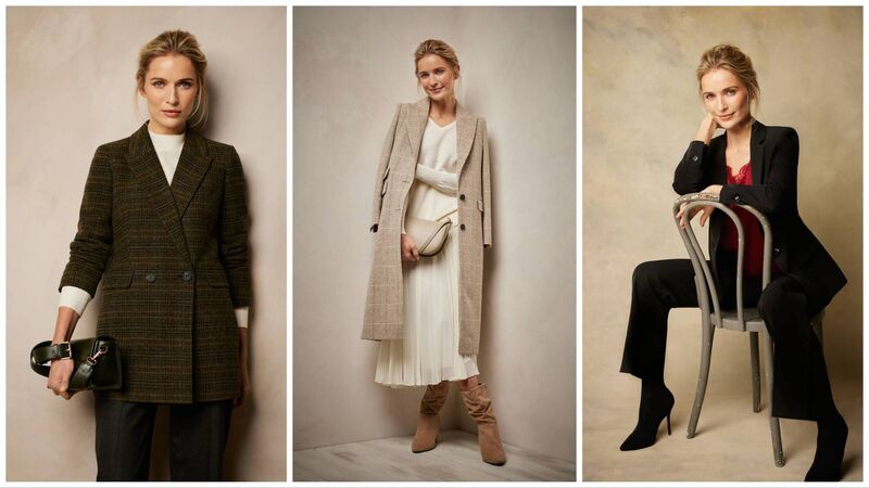 Teodora Sutra modelling for Paul Costelloe Living Studio. Teodora Sutra modelling for Paul Costelloe Living Studio.