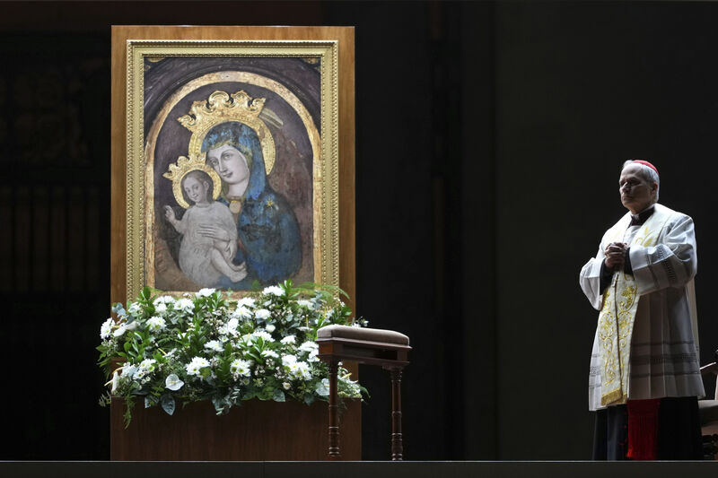 Cardinal Robert Prevost. Picture: AP Photo/Kirsty Wigglesworth