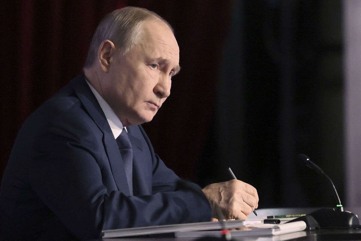 Russian President Vladimir Putin attends an annual extended meeting of the Russian Interior Ministry Board in Moscow. File picture: AP Russian President Vladimir Putin attends an annual extended meeting of the Russian Interior Ministry Board in Moscow. File picture: AP