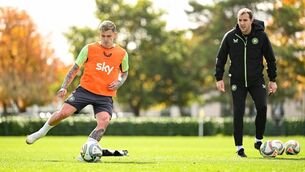 <p>INJURY: Ankle surgery for Sammie Szmodics has ruled the Ipswich Town attacker out of Ireland’s Uefa Nations League relegation/playoff against Bulgaria on March 20 and 23. Pic: Stephen McCarthy/Sportsfile</p>