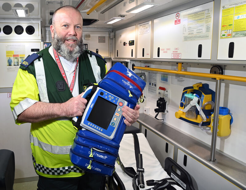 Paramedic Kieran Minihane. Picture: Eddie O'Hare Paramedic Kieran Minihane. Picture: Eddie O'Hare
