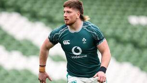 <p>BIG JOE: Joe McCarthy has made quite the imppression since he first lined out for Ireland. Pic: ©INPHO/Ben Brady</p>