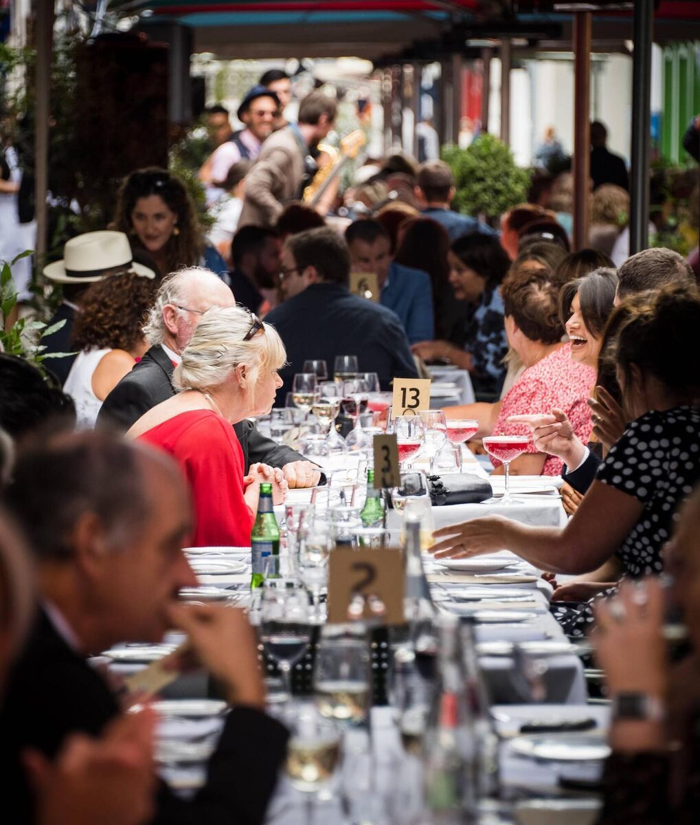 A bustling Cork City street during Cork on a Fork in 2022.  File picture: Joleen Cronin