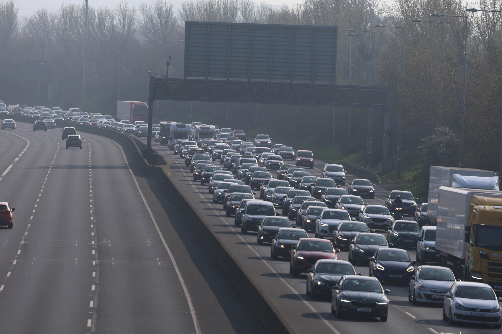 Motorcyclist, 50s, dies after serious collision on M50