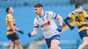<p>FINDING FORM AGAIN: Monaghan's Micheal Bannigan. Pic: INPHO/Tom Maher</p>