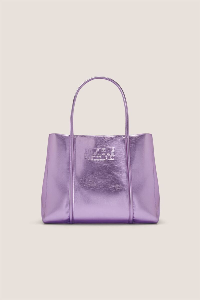 Lilac Metallic Bag, €120, Anxious Preoccupied