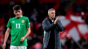 <p>COMING OFF A BAD ONE: Ireland head coach Heimir Hallgrímsson after defeat to England last time out. Pic: INPHO/Ryan Byrne</p>