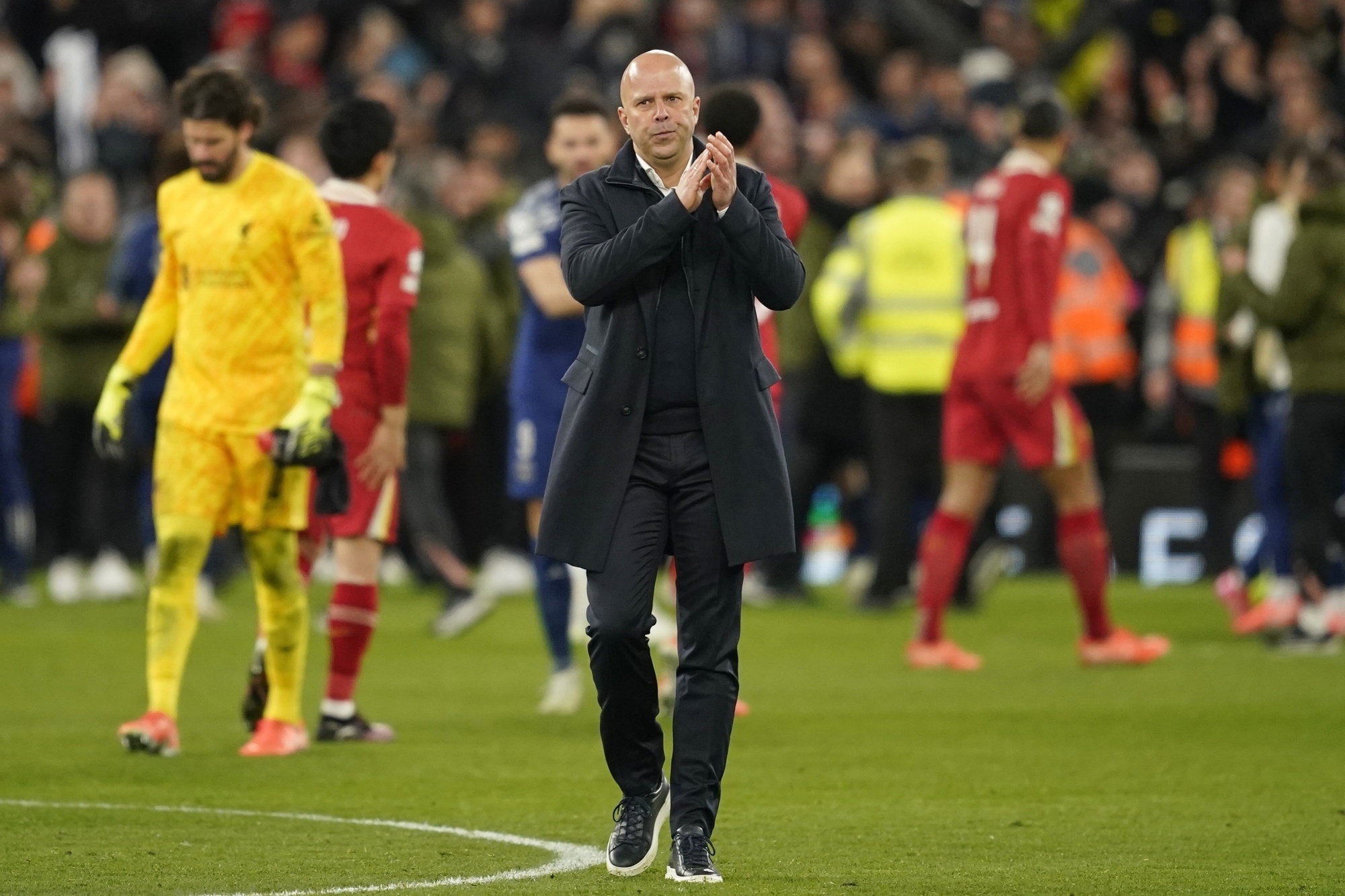 Arne Slot left with sense of shock after penalty shoot-out exit