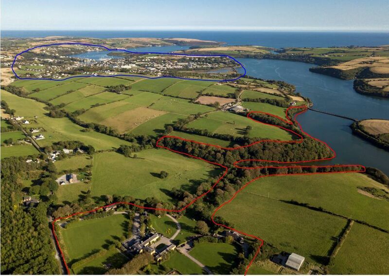 Ballinacurra House is a few miles upriver of Kinsale with frontage to an inlet off the River Bandon