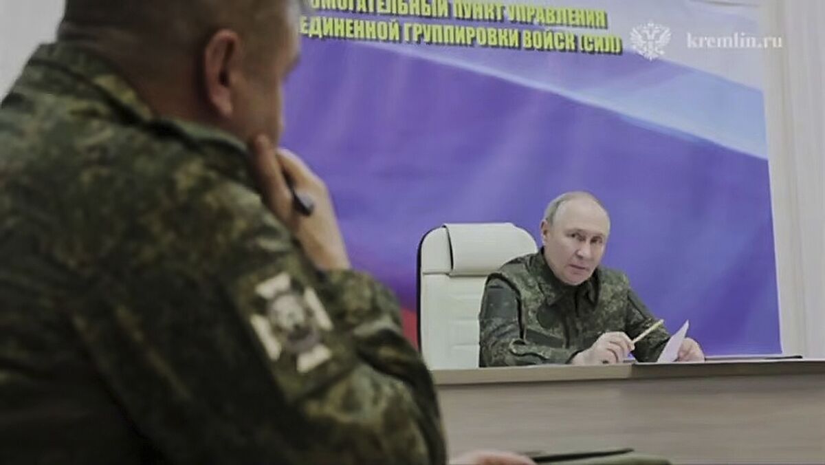 "Our task in the near future, in the shortest possible timeframe, is to decisively defeat the enemy entrenched in the Kursk region," Putin told generals in remarks televised late on Wednesday.