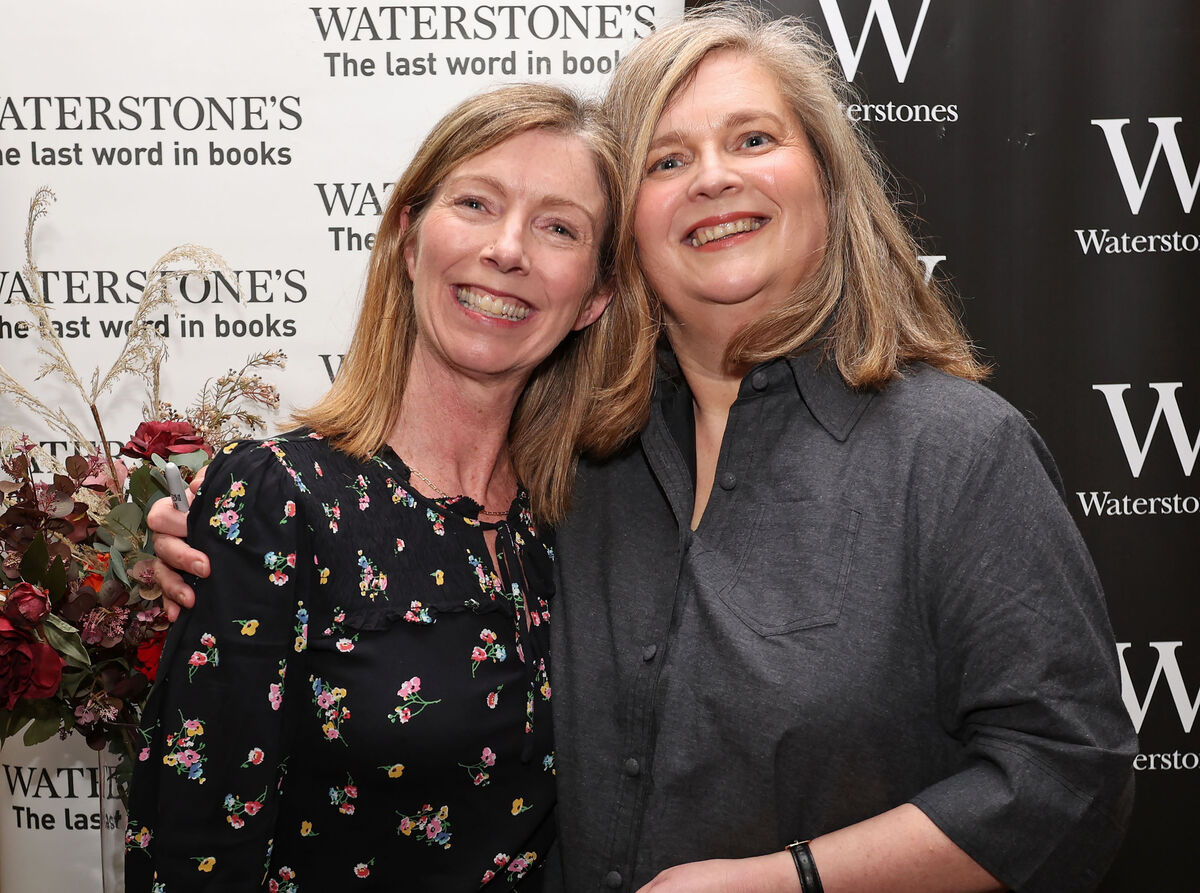  Mairead Hearne, who launched the book,  and author Catherine Kirwan.