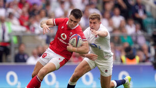 Joe Roberts will start on the wing for Wales against England (David Davies/PA)