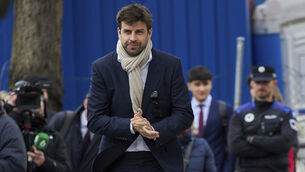 Former soccer player Gerard Pique has denied any wrongdoing (AP)