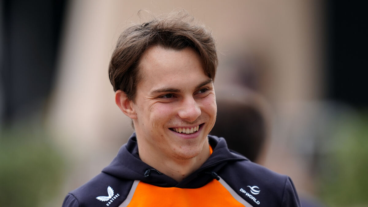 McLaren driver Oscar Piastri on day two of pre-season testing at the Bahrain International Circuit, Sakhir. 