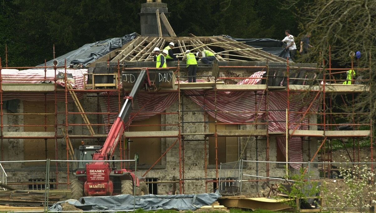 The Castlehyde restoration project was long and painstaking, with Flatley, right, saying he saw his cash ‘disappear into a financial abyss’. Pictures: Gerard McCarthy