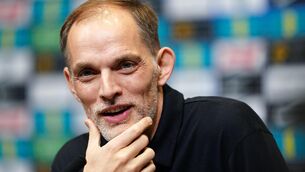 <p>England manager Thomas Tuchel during the squad announcement at Wembley Stadium. Pic: Ben Whitley/PA Wire.</p>