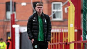<p>Shamrock Rovers' Michael Noonan. Pic: Laszlo Geczo, Inpho</p>