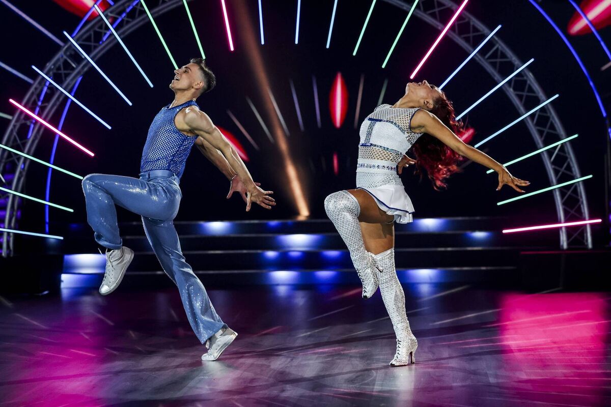Olympic Taekwondo Star Jack Woolley with his pro dance partner Alex Vladimirov 