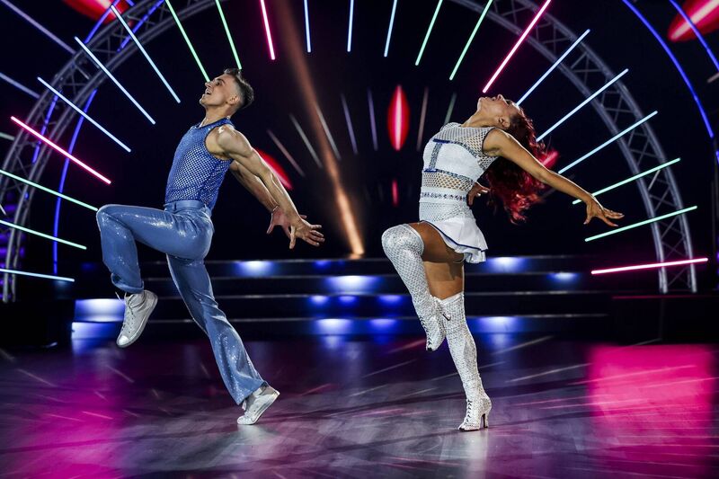 Olympic Taekwondo Star Jack Woolley with his pro dance partner Alex Vladimirov Olympic Taekwondo Star Jack Woolley with his pro dance partner Alex Vladimirov