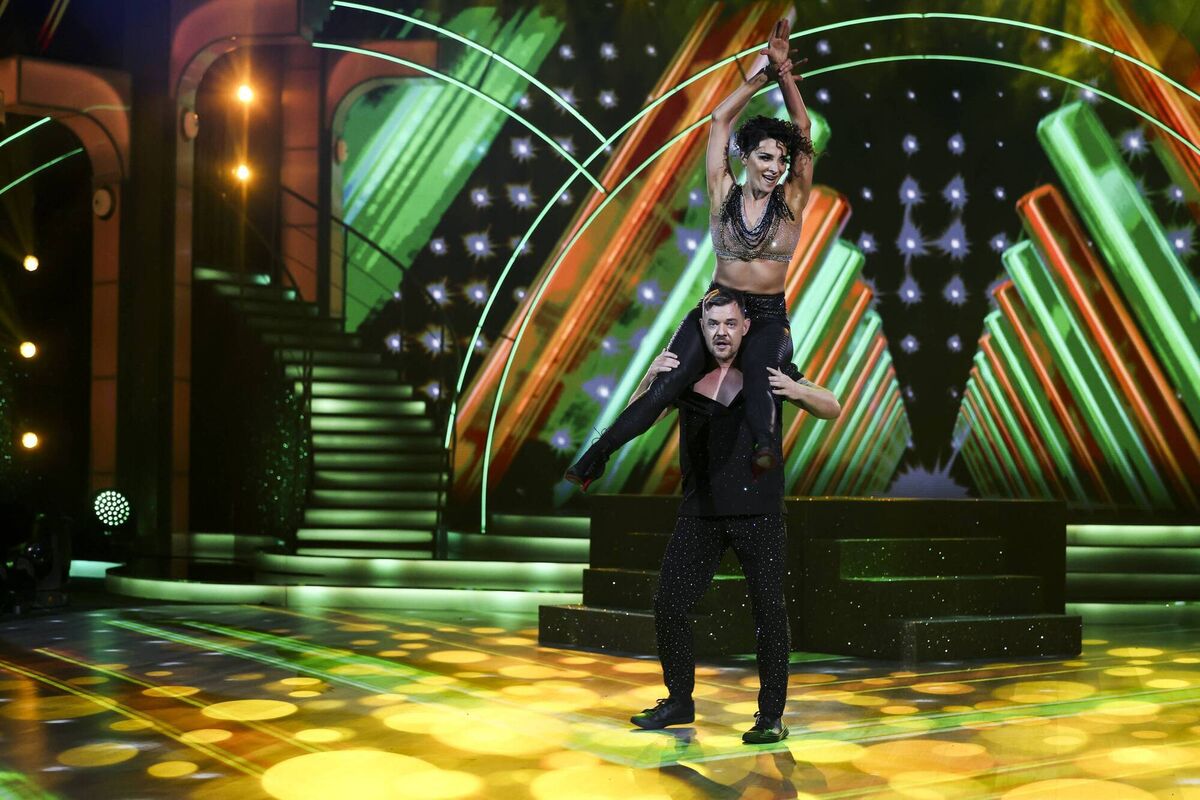 Mrs Brown’s Boys' Danny O’Carroll with partner Salome Chachua during their showdance