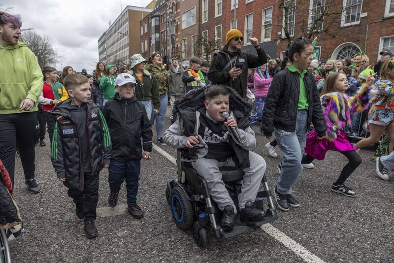 The Kabin Crew at the Cork City St Patrick's Day parade. The Kabin Crew at the Cork City St Patrick's Day parade.