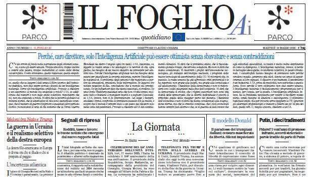 Italian newspaper claims to have published world's first edition using artificial intelligence