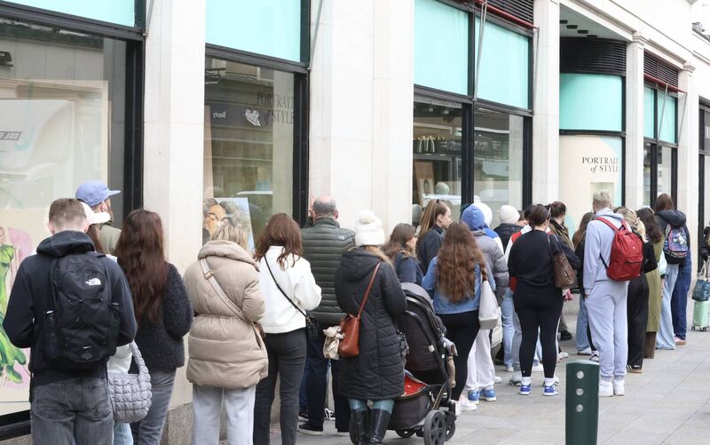 Jellycat fans queue outside Brown Thomas as the brand launched its new toy.