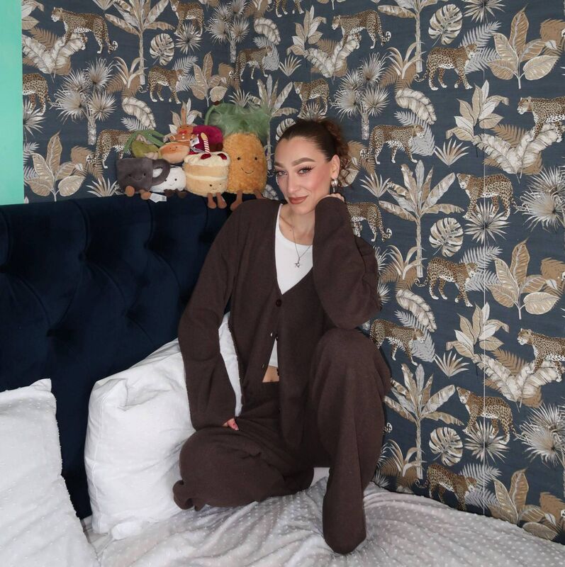 Content creator Nicole Kalinina aka @tropicalnikki with her Jellycats