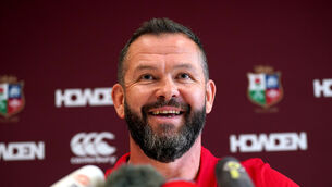 <p>British and Irish Lions head coach Andy Farrell. Pic: PA</p>