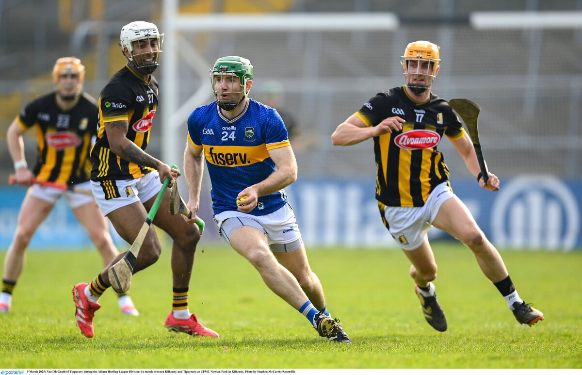 Noel McGrath of Tipperary during the Allianz Hurling League Division 1A match between Kilkenny and Tipperary. Pic: Stephen McCarthy/Sportsfile