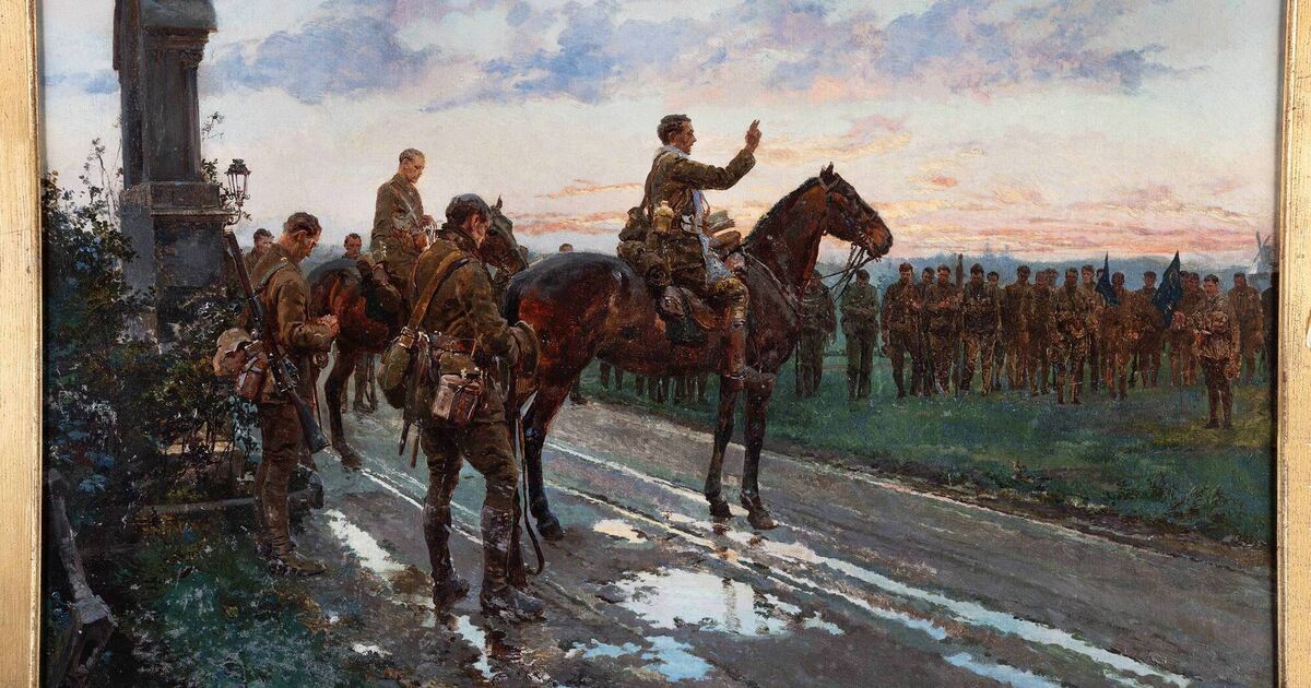 Iconic First World War painting featuring Munster battalion goes