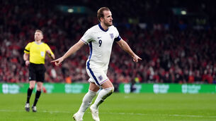 <p>Harry Kane scored his 70th goal for England in the 2-0 win over Albania. Pic: Adam Davy/PA</p>