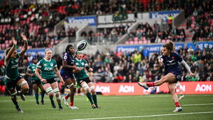 <p>DISAPPOINTING LOSS: Ireland got within two points of France in the second half but errors cost Ireland. Pic: Ramsey Cardy/Sportsfile</p>