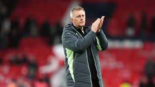 <p>Heimir Hallgrimsson is hoping to secure the Republic of Ireland’s Nations League B status against Bulgaria (Bradley Collyer/PA)</p>