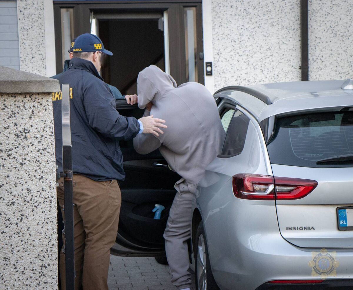 The arrests are understood to be related to linked operations last September in which 100kgs of cocaine was seized in Co Wexford and a search operation carried out in 27 properties targeting ‘The Family’. Picture: Gardaí The arrests are understood to be related to linked operations last September in which 100kgs of cocaine was seized in Co Wexford and a search operation carried out in 27 properties targeting ‘The Family’. Picture: Gardaí