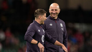 <p>England head coach Steve Borthwick (right) with assistant Richard Wigglesworth. Being part of the Lions coaching team would be a significant step in Wigglesworth's post-playing career. Pic: Joe Giddens/PA Wire</p>