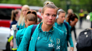 <p>GREECE IS THE WORD: Ireland's Saoirse Noonan is back in the Ireland squad. Pic: INPHO/Ryan Byrne</p>