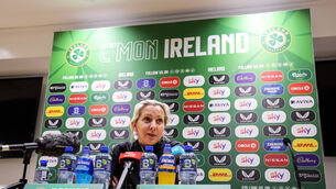 <p>Ireland WNT head coach Carla Ward. Pic: Laszlo Geczo/Inpho</p>