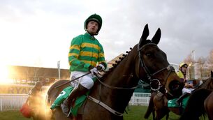 <p>Patrick Mullins is keen to get on the back of Nick Rockett at Grand National</p>
