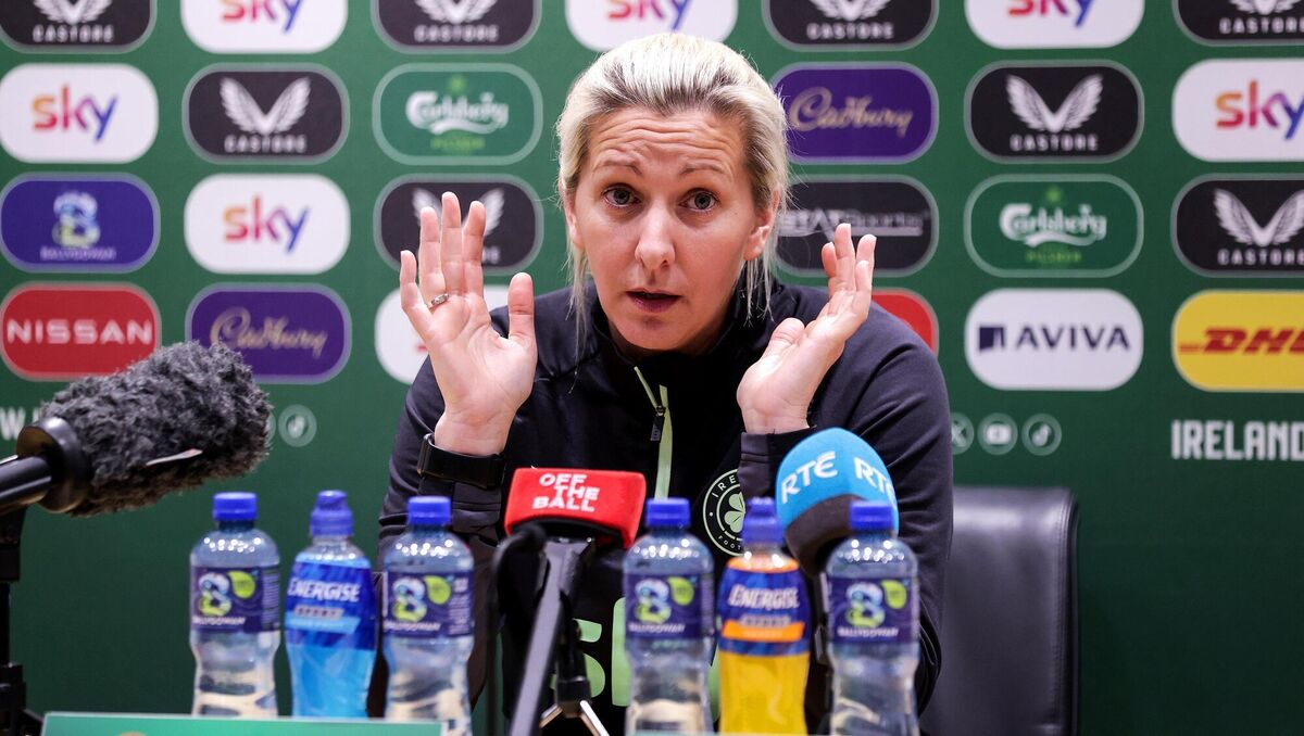 Ireland head coach Carla Ward will consider Colin Healy for her backroom staff. Pic: Laszlo Geczo/Inpho