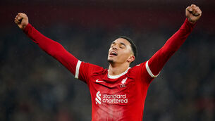 <p>Trent Alexander-Arnold is likely to head to Spain in the summer. Pic: Peter Byrne/PA</p>