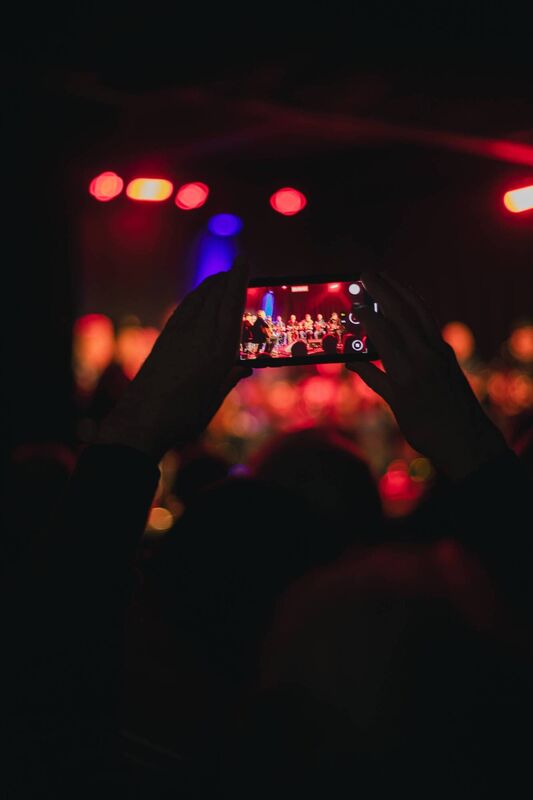 The White Horse Guitar Club, on stage during their recent tour of Belfast, Portlaoise and Durrow. 