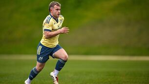 <p>Craig Casey during a Munster Rugby squad training session. Pic: Shauna Clinton/Sportsfile</p>