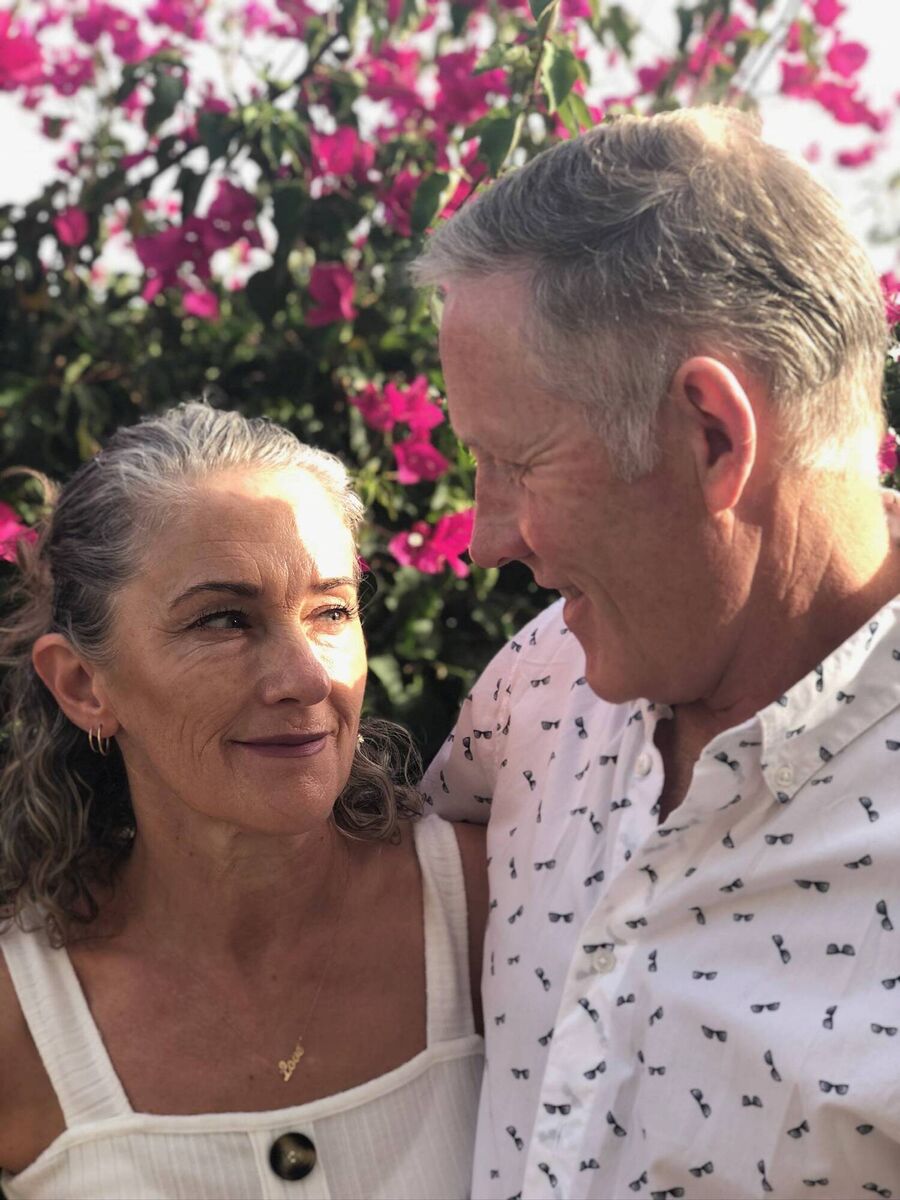 Finola Halbert Bracken with husband Declan 