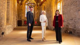 <p>Paul Carroll, Director of Services for Housing and Community. Terry Prone, and Chief Executive of Fingal County Council, AnnMarie Farrelly.</p>