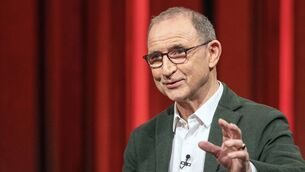 <p>Martin O'Neill appeared on the Tommy Tiernan Show on Saturday night. Picture: RTE One.</p>