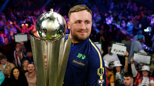 <p>DOUBLE TOPS: Luke Littler won £500,000 for winning the 2025 World Darts Championship but that prize will be doubled in 2026. Pic: Zac Goodwin/PA</p>
