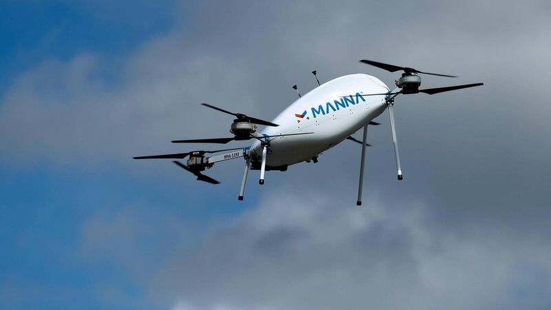 Manna drone delivery service to expand to Cork Manna drone delivery service to expand to Cork
