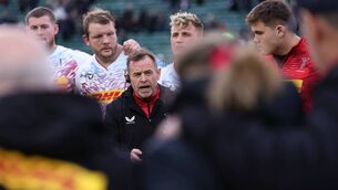 <p>Harlequins face Leinster in the Champions Cup at Croke Park this weekend. Quins head coach Danny Wilson described Leinster as "very rounded and dangerous". Pic: Michael Steele/Getty Images</p>